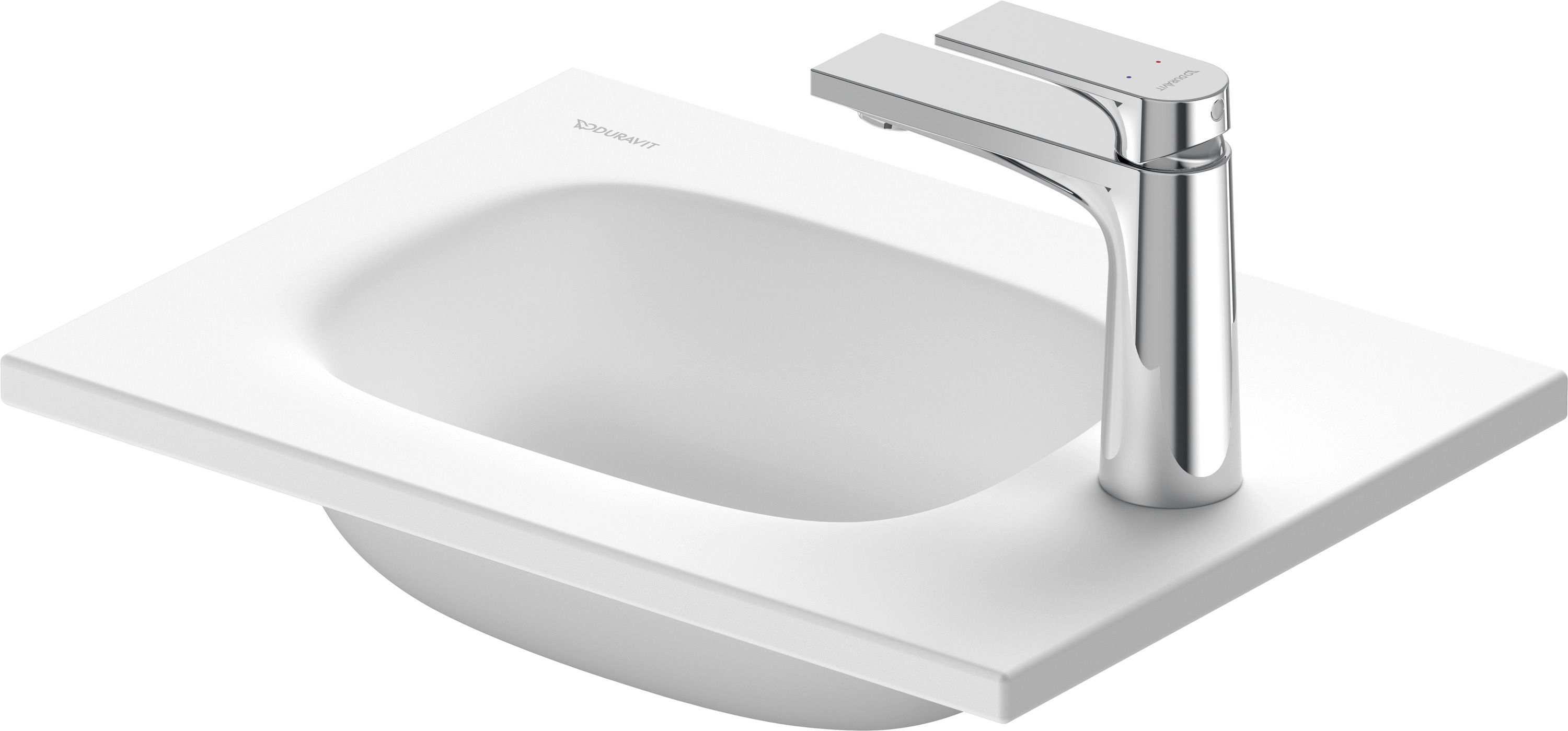 Duravit Sivida lavoar 41x33 cm dreptunghiular mobilier alb 2650053200