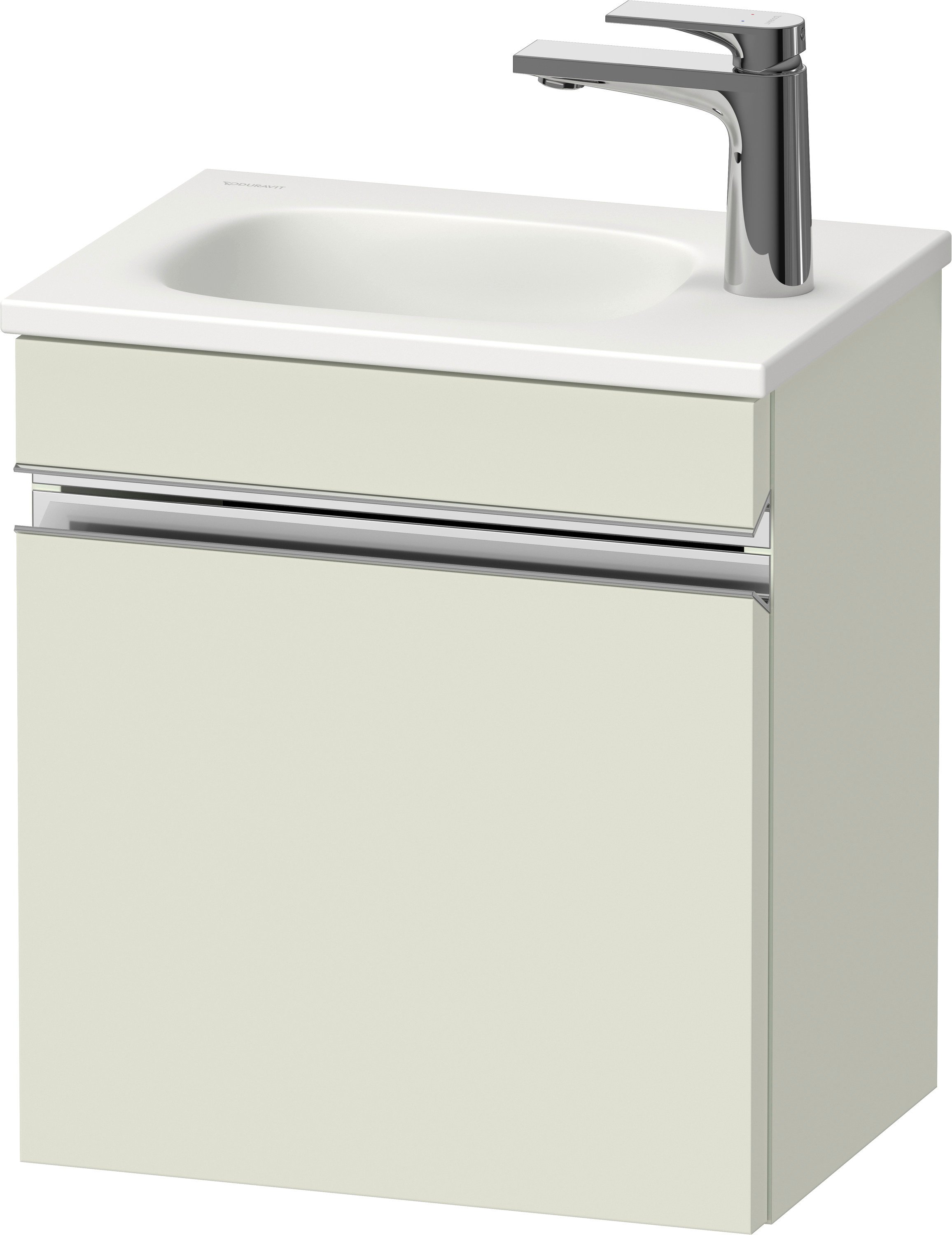 Duravit Sivida dulap 40x29.5x44 cm sub chiuveta pe perete verde-crom SV4649L10HH0000