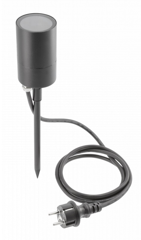 GTV Riven lampă podea de exterior 1x20 W negru OS-GRAZIEGU10-20