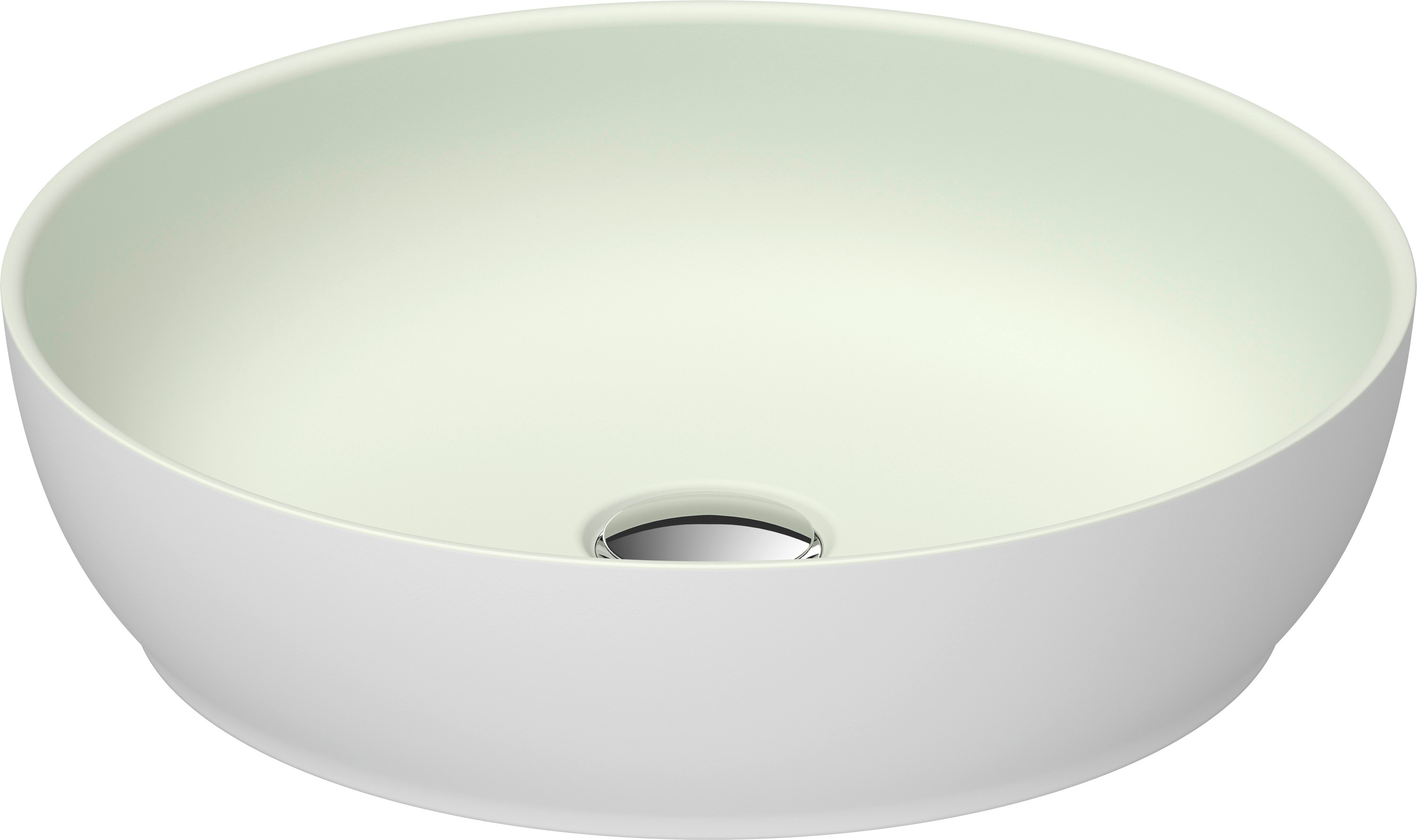 Duravit Sivida lavoar 40x40 cm rotund de blat alb-verde 266000FG00