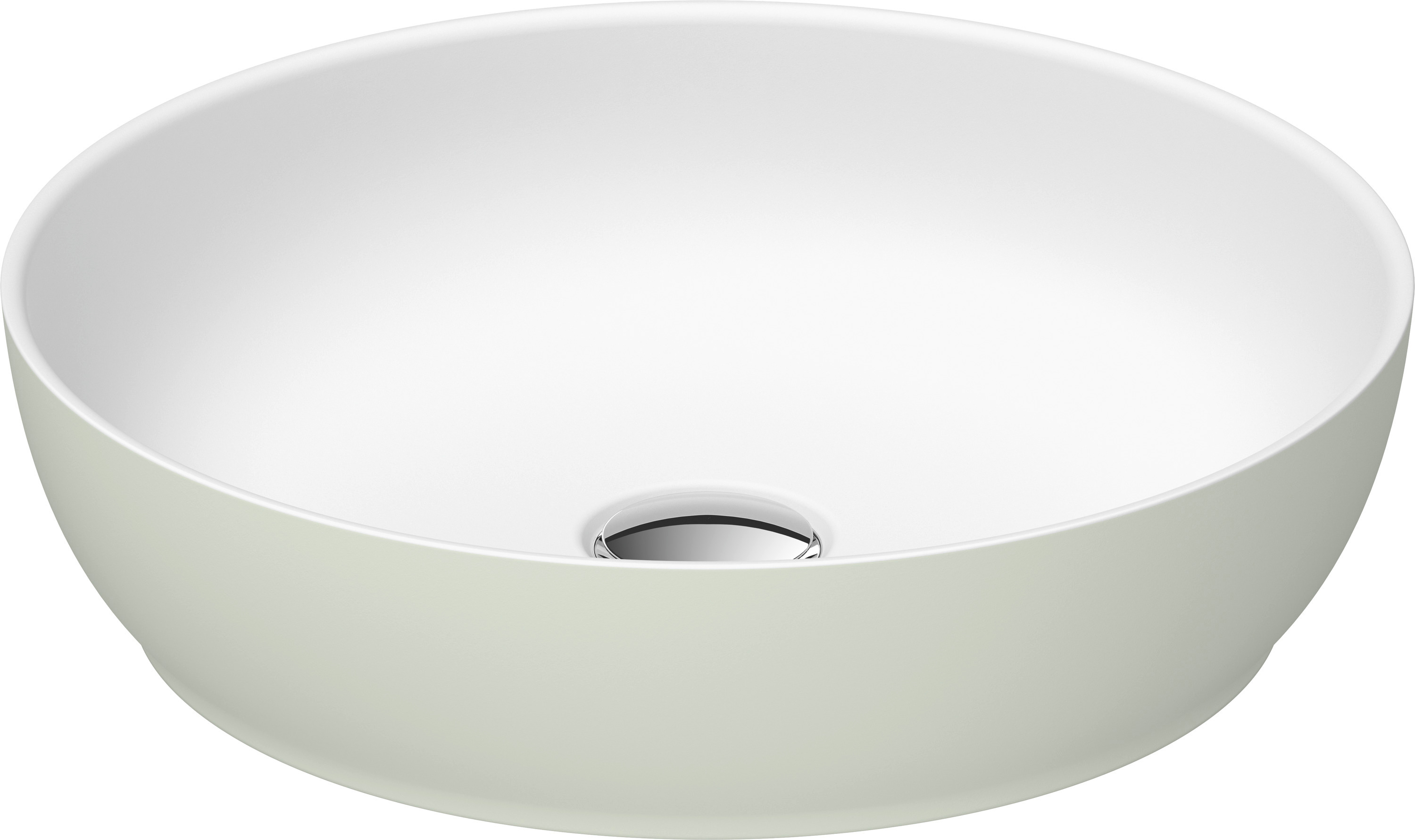 Duravit Sivida lavoar 40x40 cm rotund de blat alb-verde 266000FH00