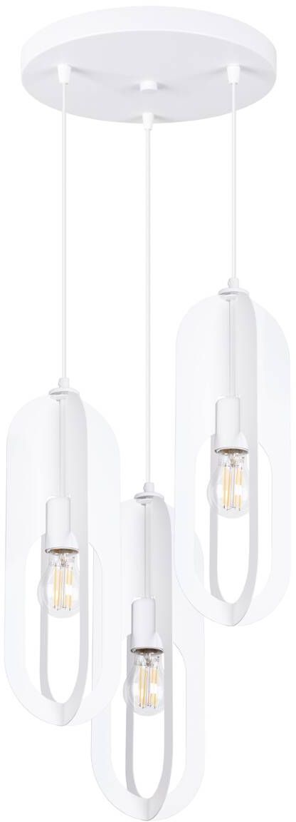 Sollux Lighting Nicus lampă suspendată 3x15 W alb SL.1361