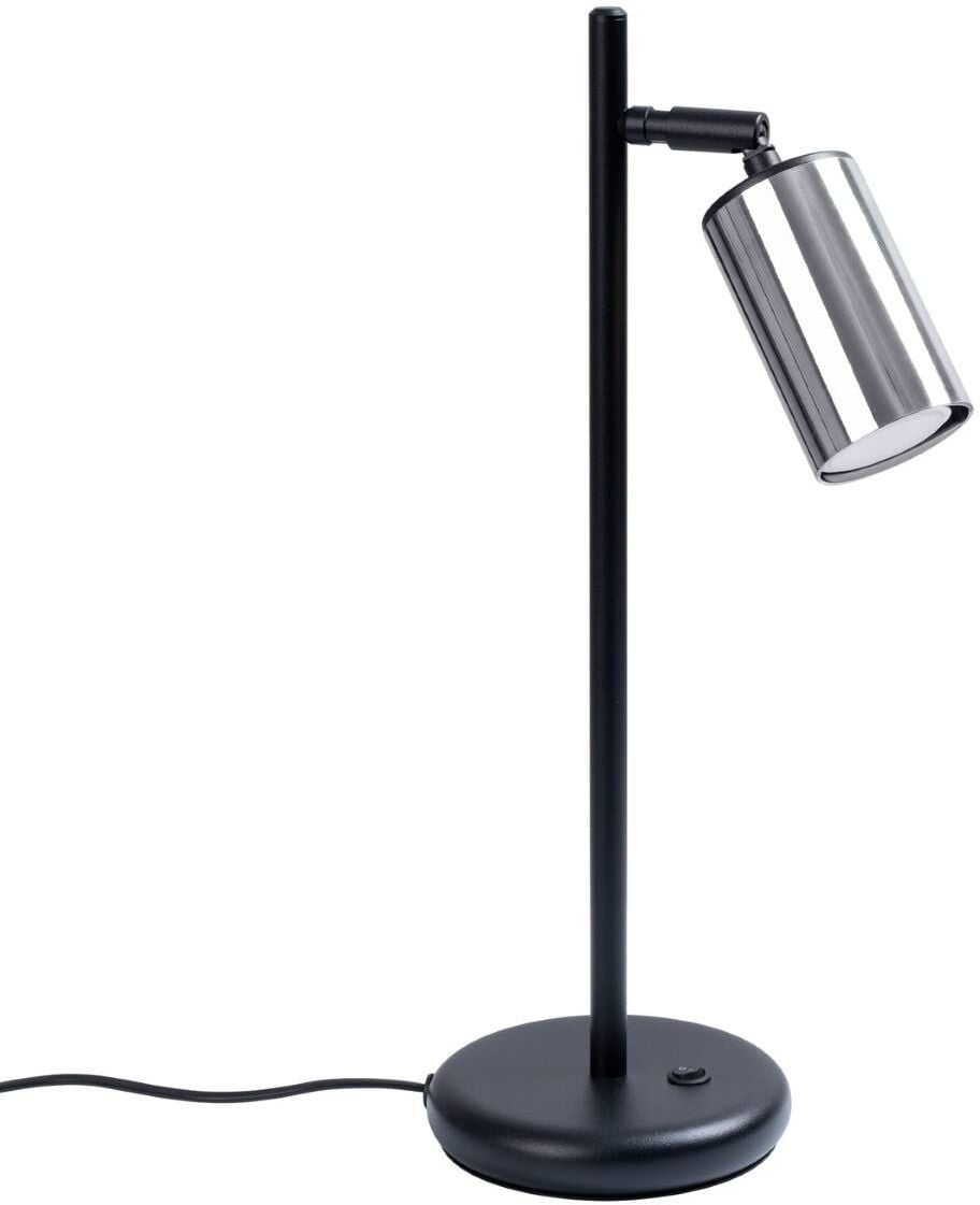 Sollux Lighting Winx veioză 1x10 W negru-crom SL.1373