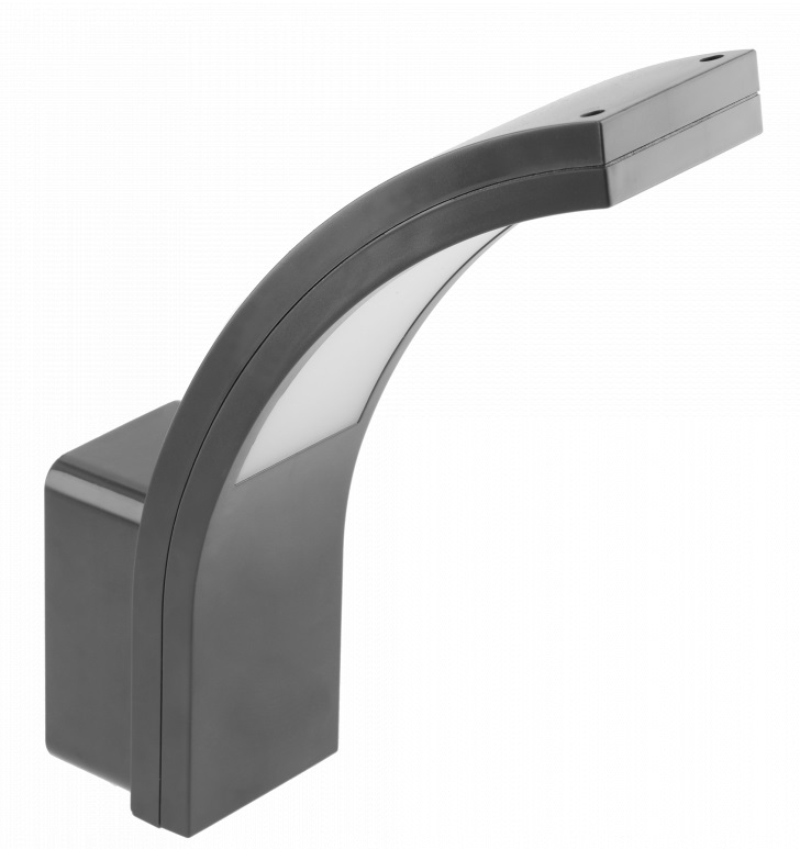 GTV Paris aplica exterior 1x10 W negru LD-PAR10W40BC-10