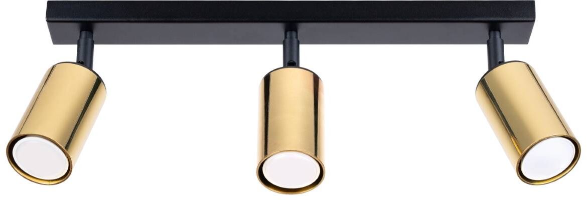 Sollux Lighting Winx lampă de tavan 3x10 W negru-auriu SL.1384