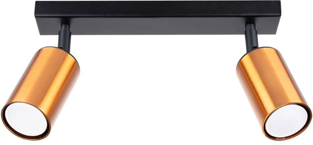Sollux Lighting Winx lampă de tavan 2x10 W negru-cupru SL.1375