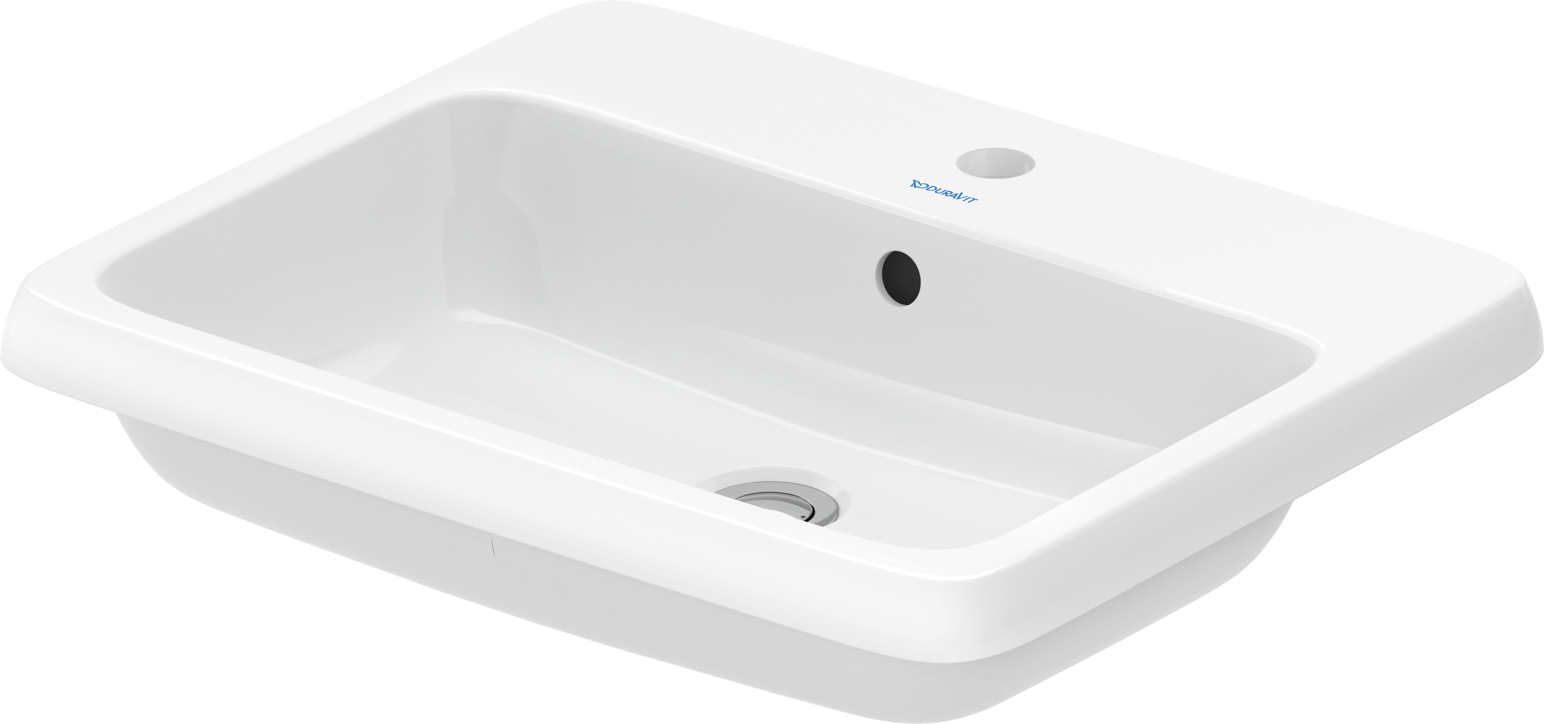 Duravit Qatego lavoar 55x45.5 cm dreptunghiular încastrat alb 2396552027