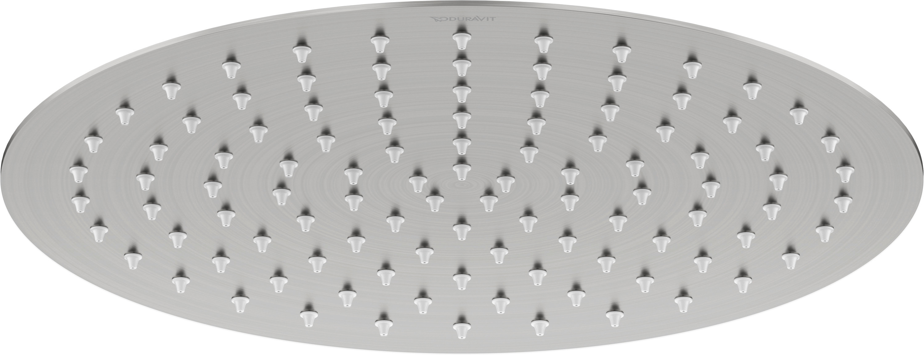 Duravit cap de duș 30x30 cm rotund oţel UV0660020070