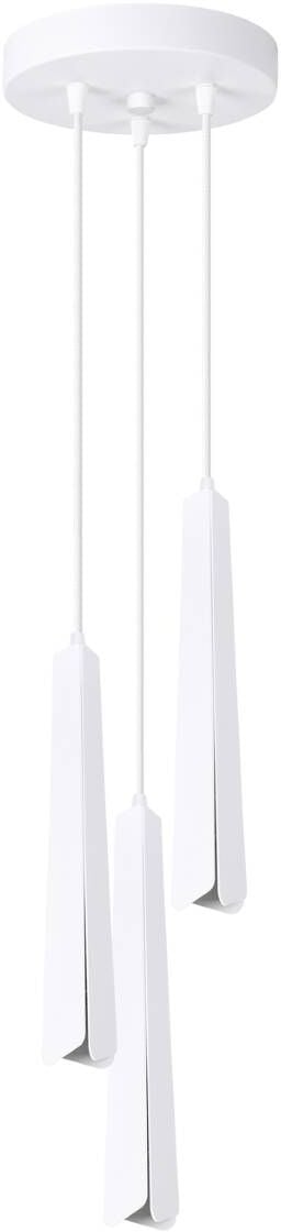 Sollux Lighting Prysm lampă suspendată 3x8 W alb SL.1398