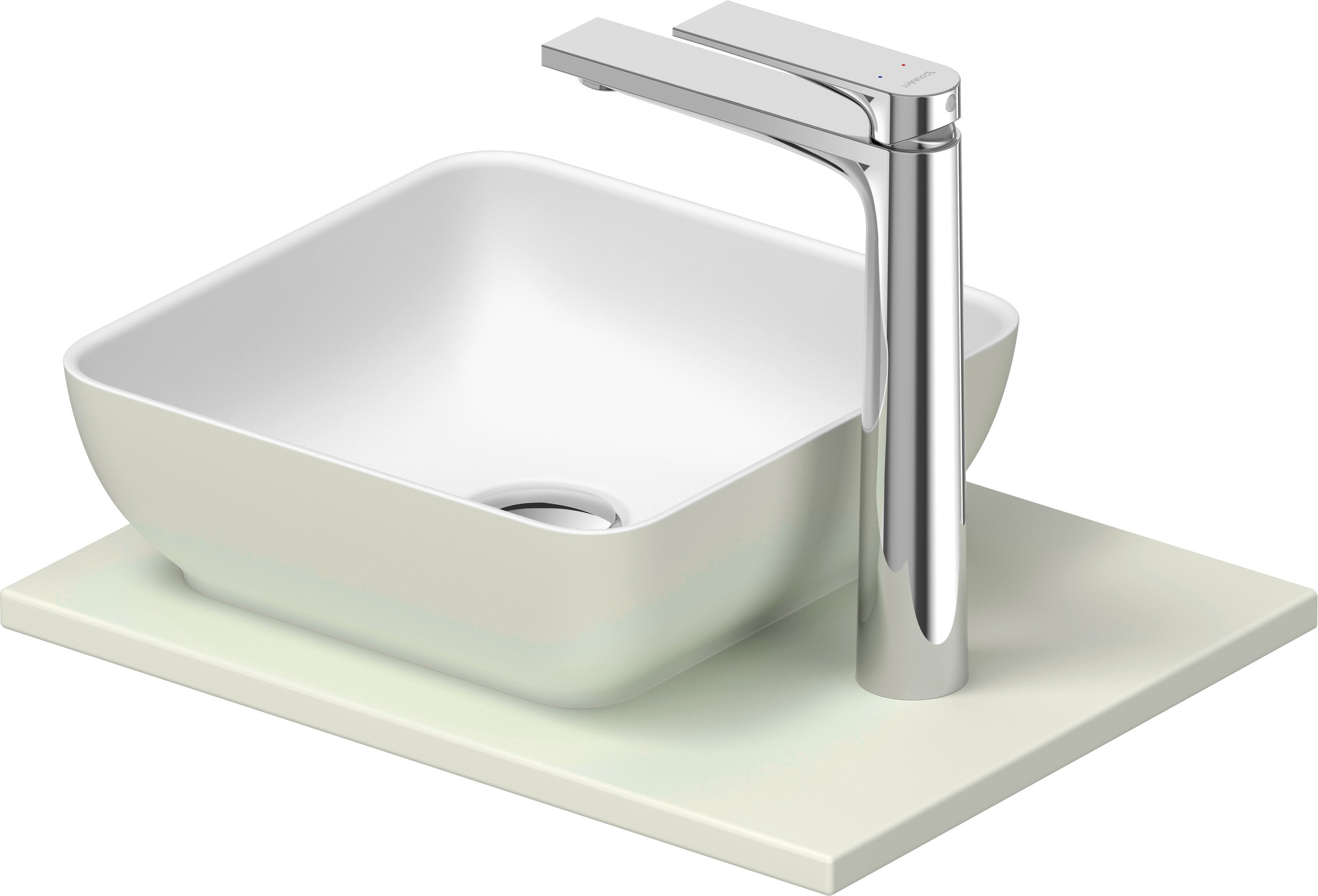 Duravit Sivida lavoar cu consolă 41 cm verde 268023FH00