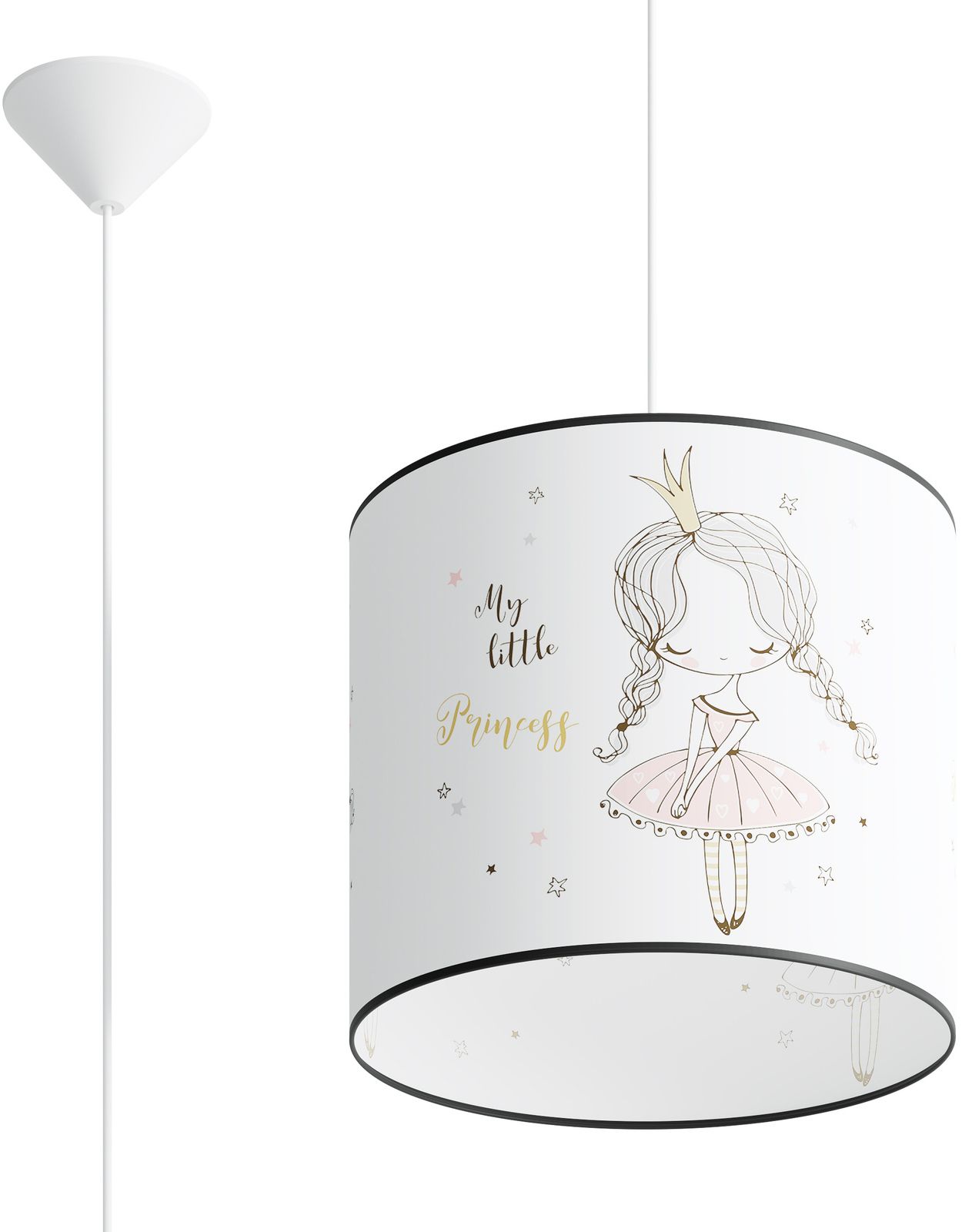 Sollux Lighting Princess lampă suspendată 1x15 W multicolor SL.1414