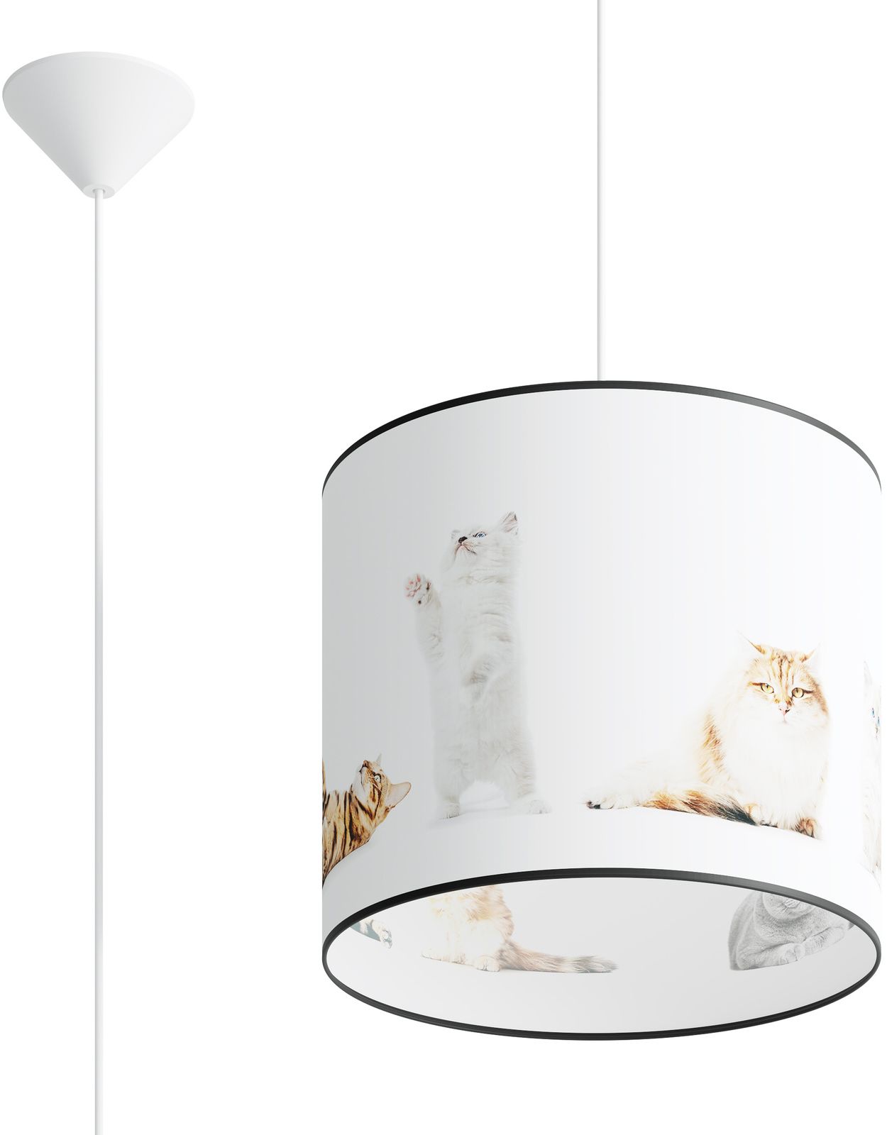 Sollux Lighting Koty lampă suspendată 1x15 W multicolor SL.1421