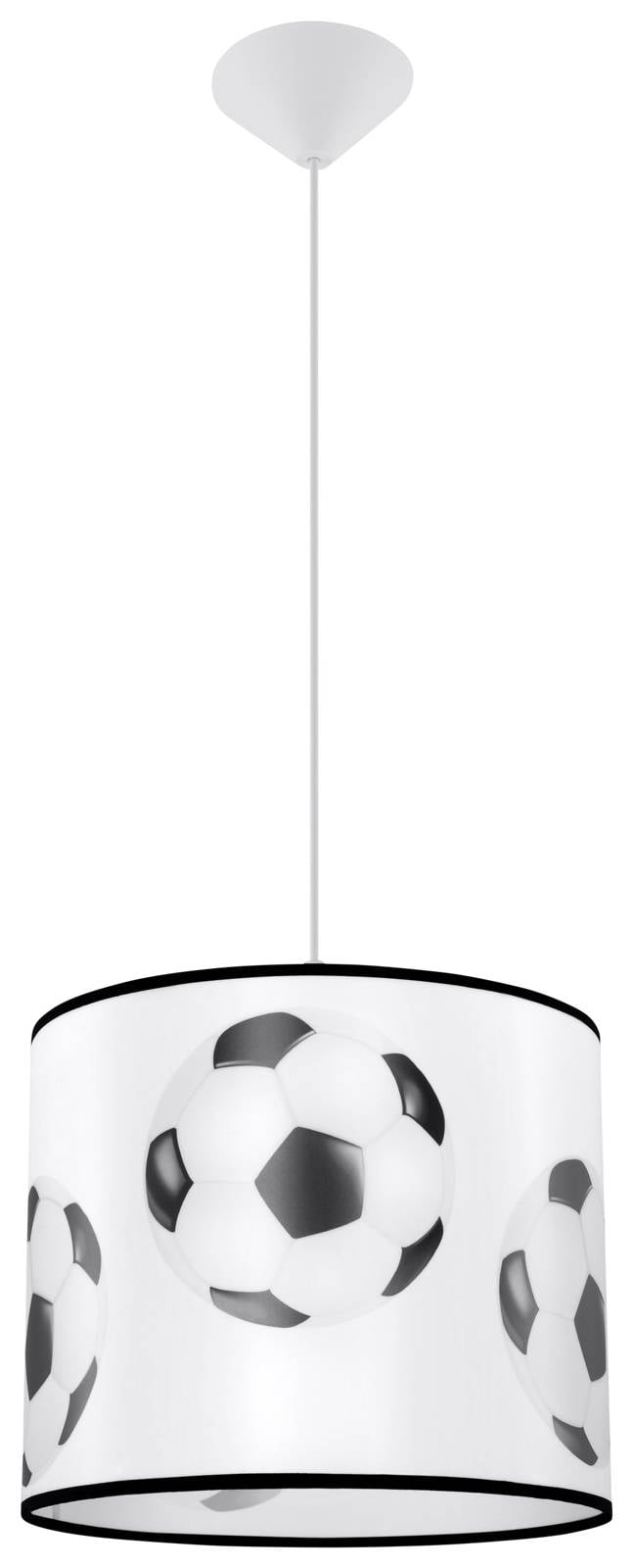 Sollux Lighting Piłka lampă suspendată 1x15 W alb-negru SL.1425