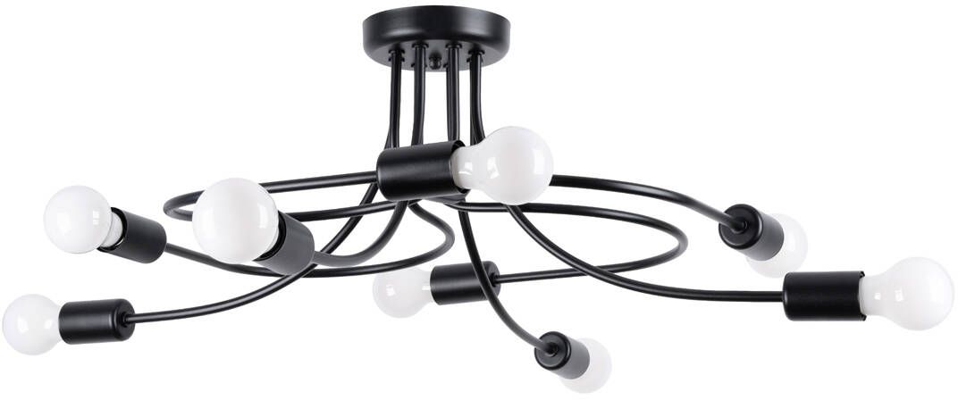 Sollux Lighting Levar lampă de tavan x15 W negru SL.1457