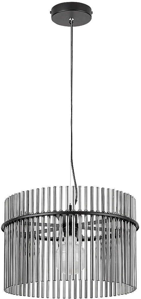 Rabalux Inesa lampă suspendată 1x40 W negru-fumuriu 72261