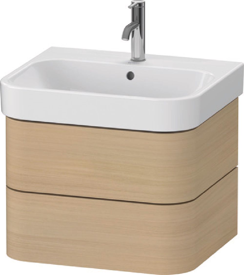 Duravit Happy D.2 dulap 57.5x47.5x41.5 cm sub chiuveta pe perete stejar HP4385071710000