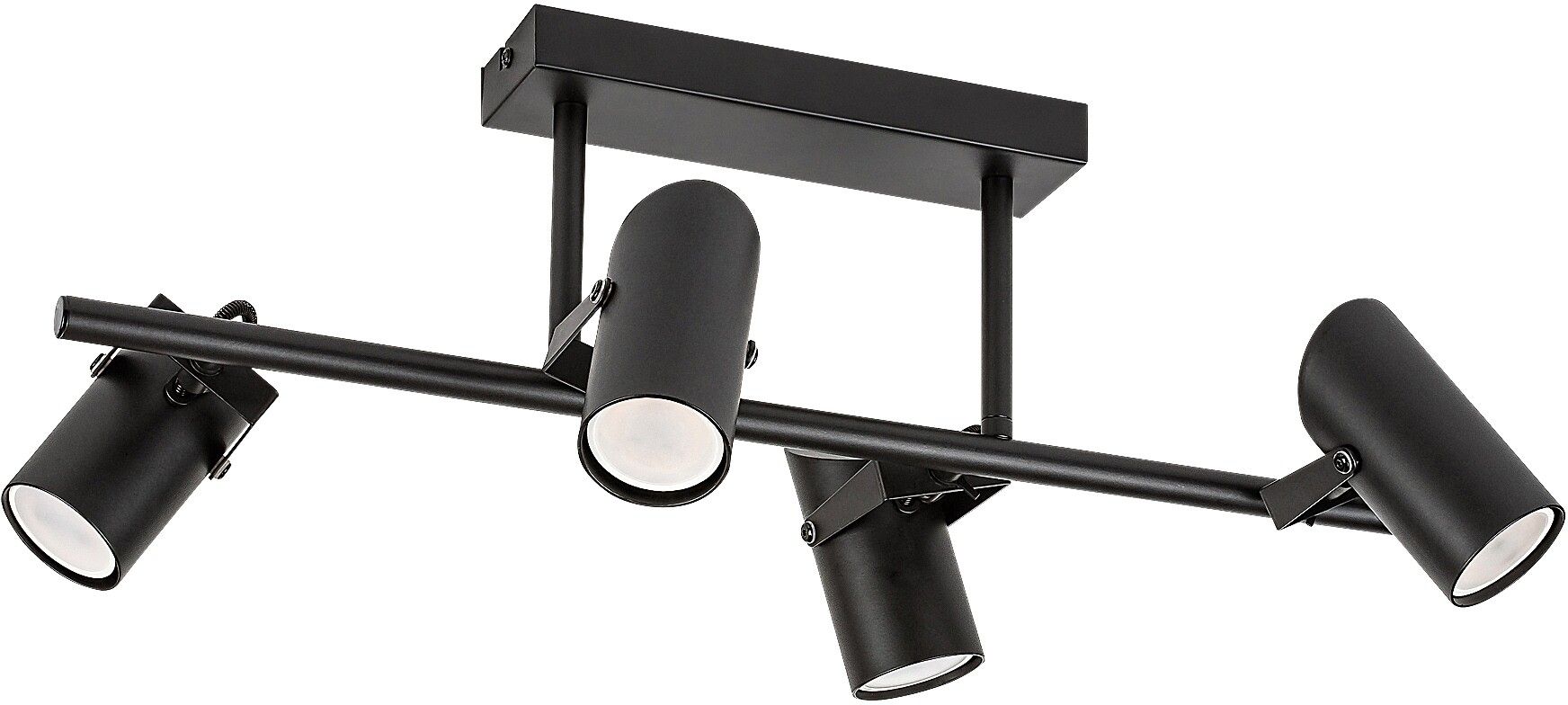 Rabalux Maximilian lampă de tavan 4x25 W negru 73044