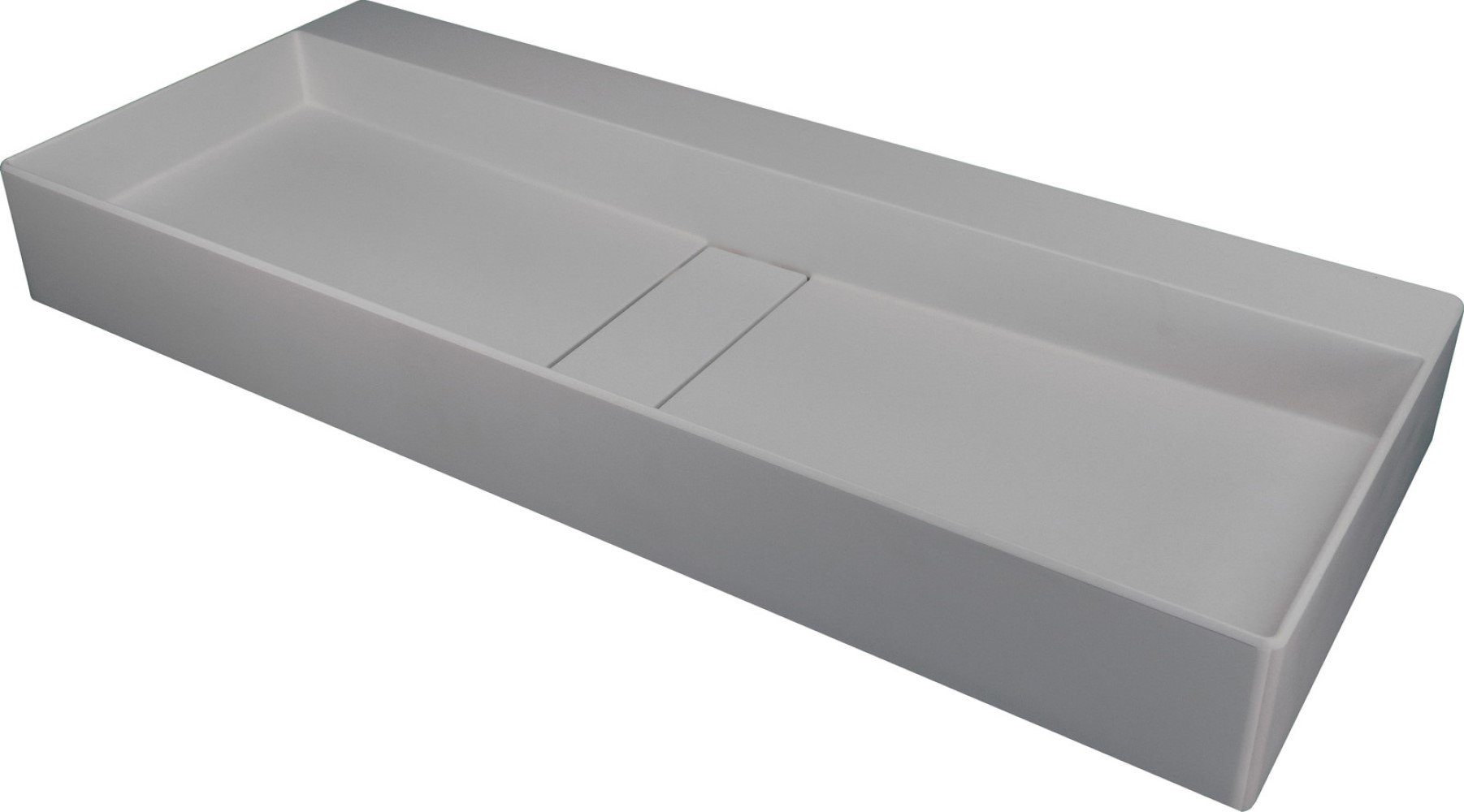 Deante Blur lavoar 80x40 cm dreptunghiular de blat gri/piatră CQB_SU8S