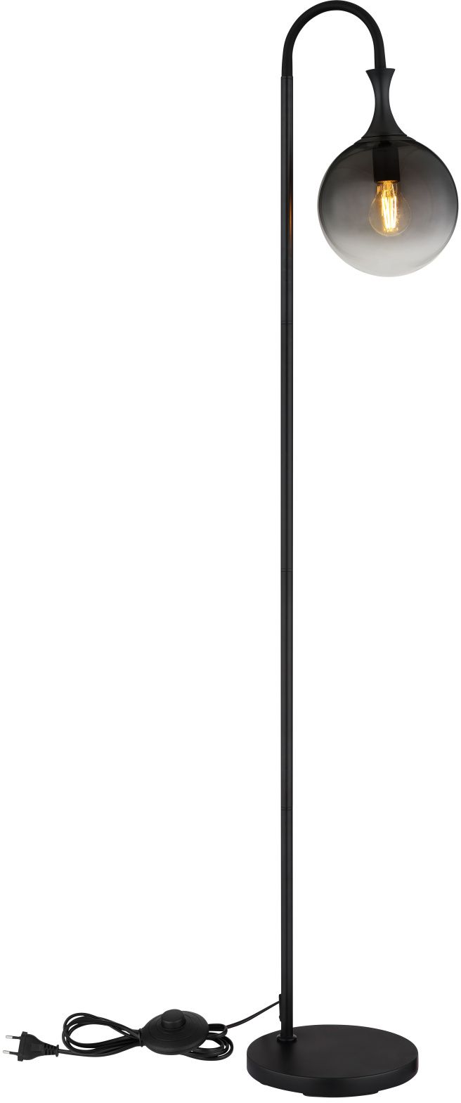 Globo Lighting Dalton lampă de podea 1x10 W negru-fumuriu 15885S