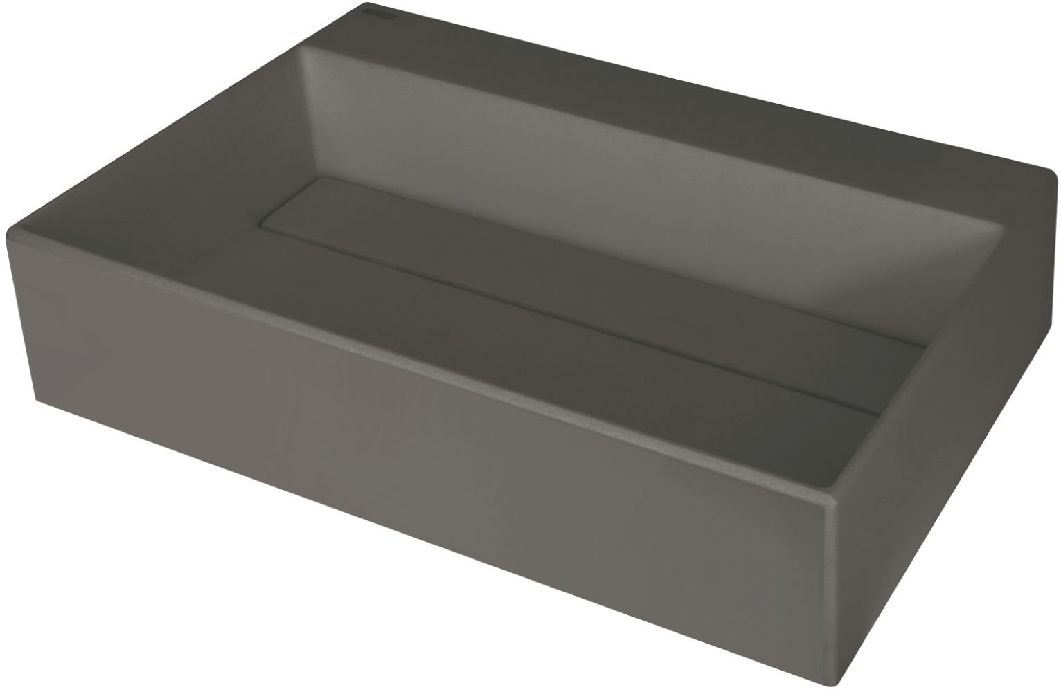 Deante Correo lavoar 60x40 cm dreptunghiular de blat antracit CQR_TU6M