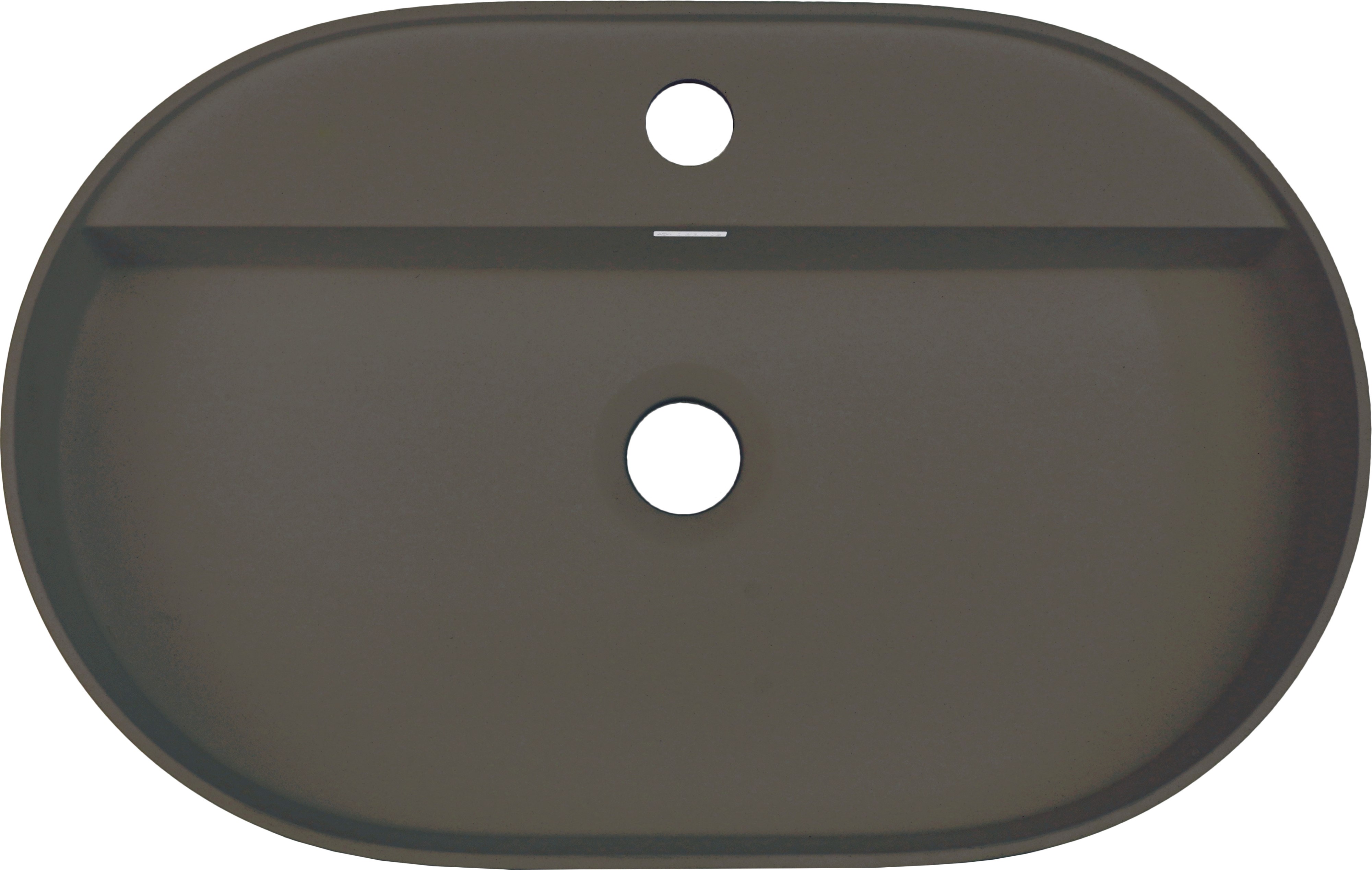 Deante Silia lavoar 55x35 cm ovale de blat antracit CQS_TU6B