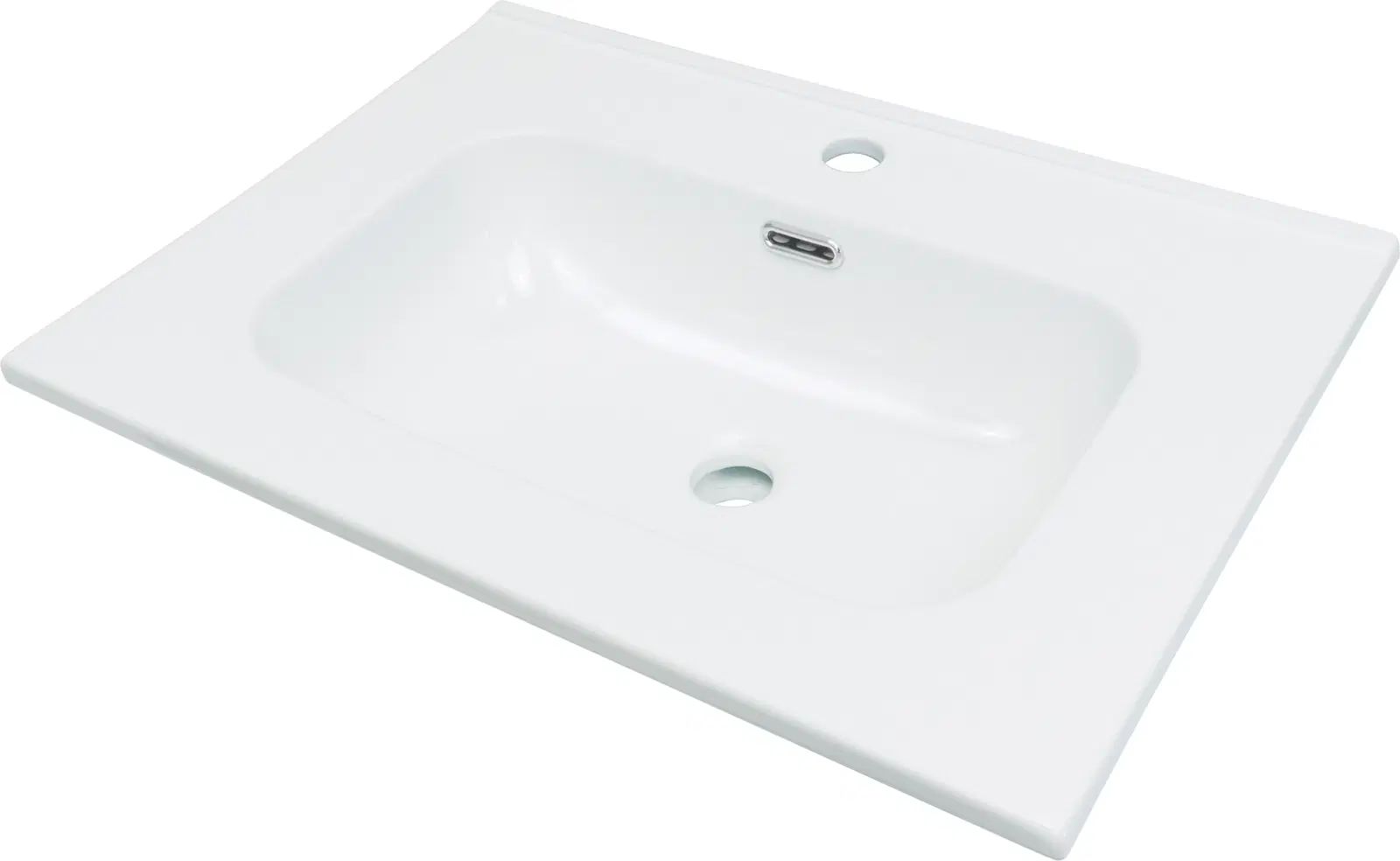 Deante Tubo lavoar 61x46.2 cm dreptunghiular încastrat alb CTU_6U6W