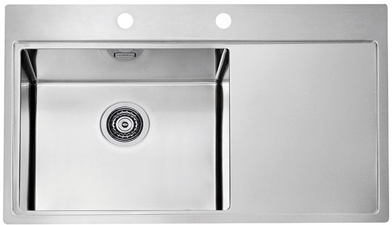 Alveus Pure chiuveta din otel 86x52.5 cm oţel 1149517