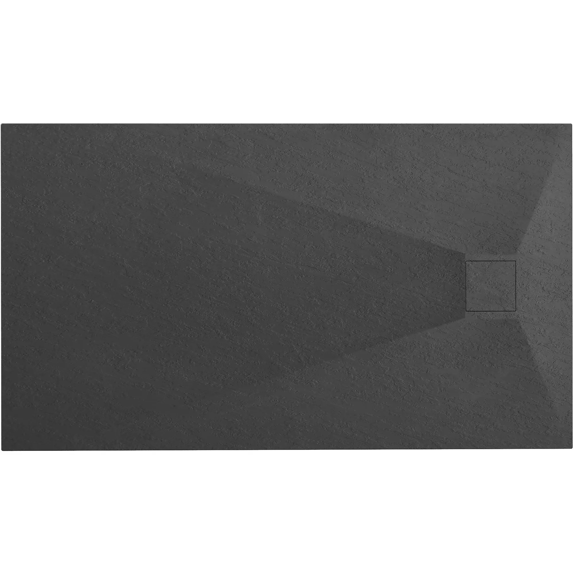 Rea Magnum cădiță de duș dreptunghiulară 120x80 cm negru REA-K3331