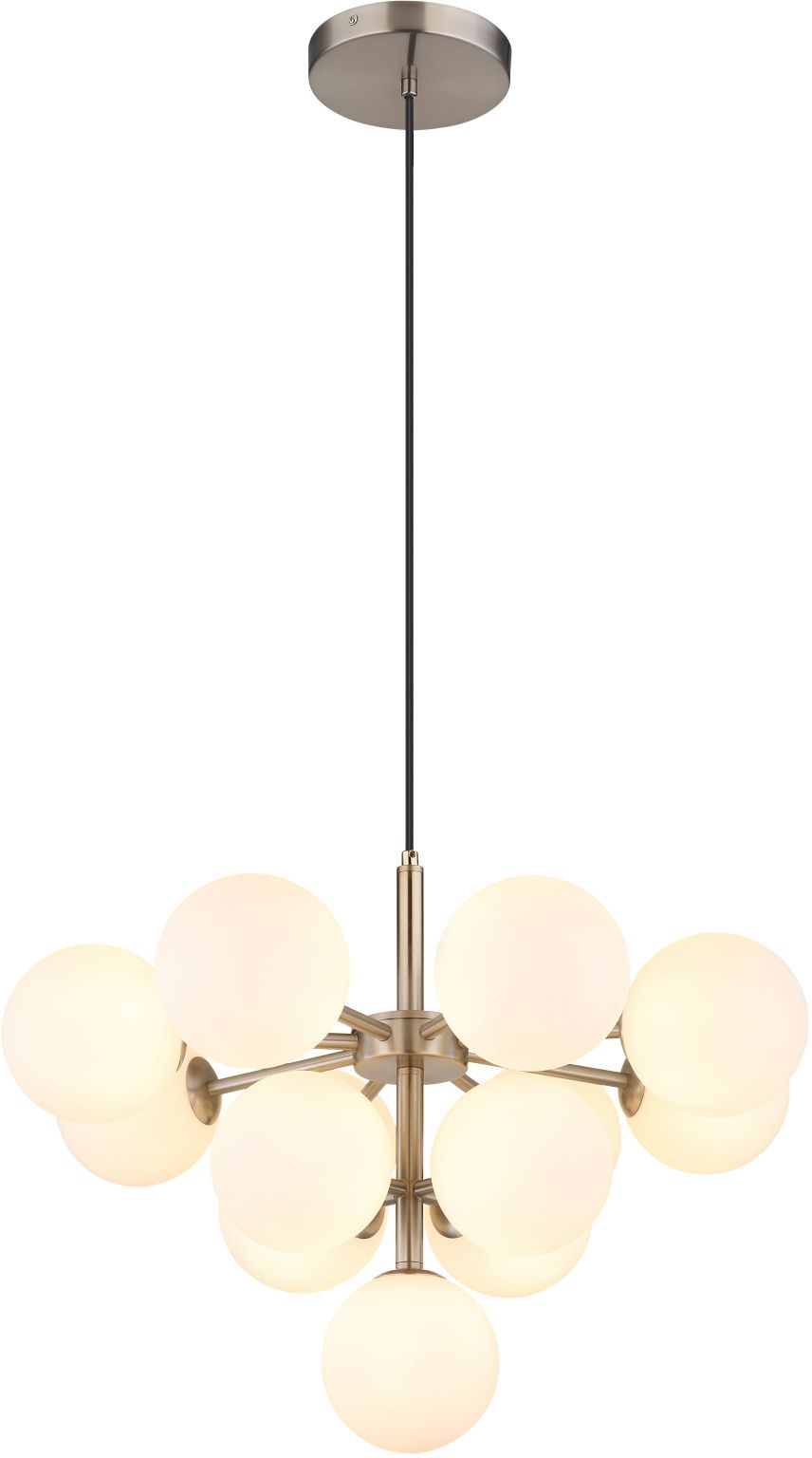 Globo Lighting Grappy lampă suspendată x5 W alb-nichel 56143-13N
