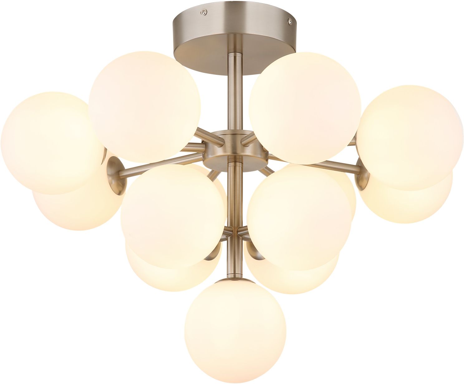 Globo Lighting Grappy lampă de tavan x5 W alb-nichel 56143-13ND