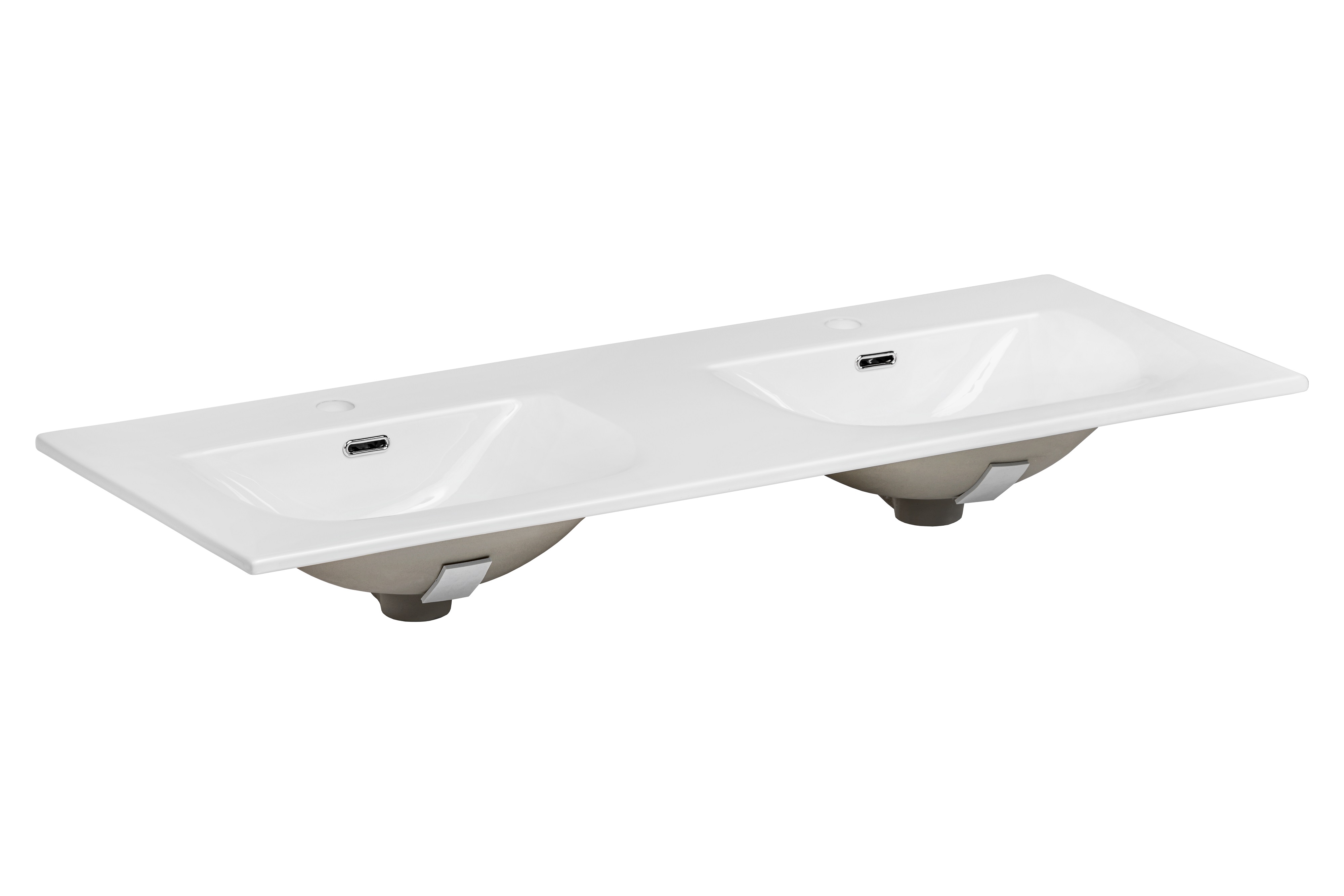 Comad Sky lavoar 120x46 cm dreptunghiular încastrat-dublă alb SKY 120D/DP-8099