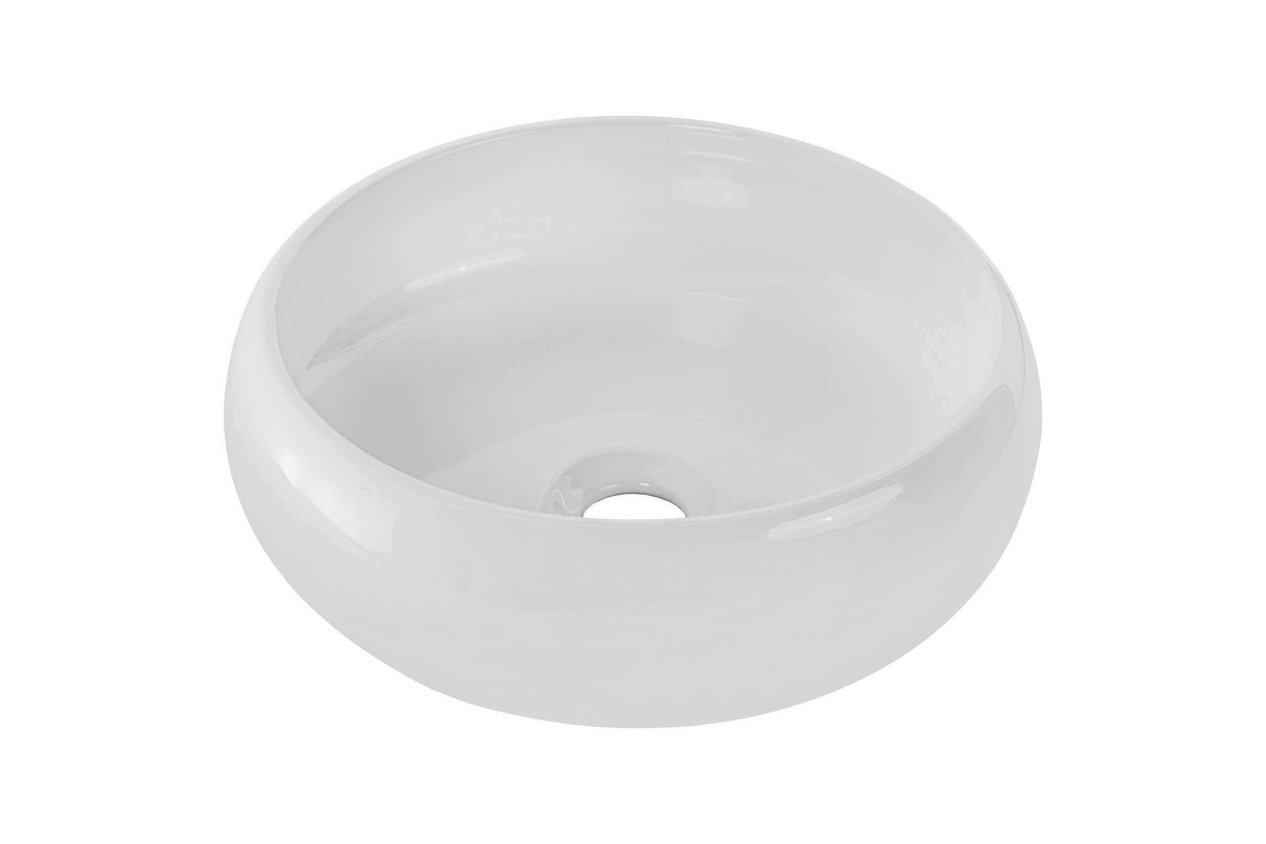 Comad Wiki lavoar 36x36 cm rotund de blat alb UN-WIKI-SW