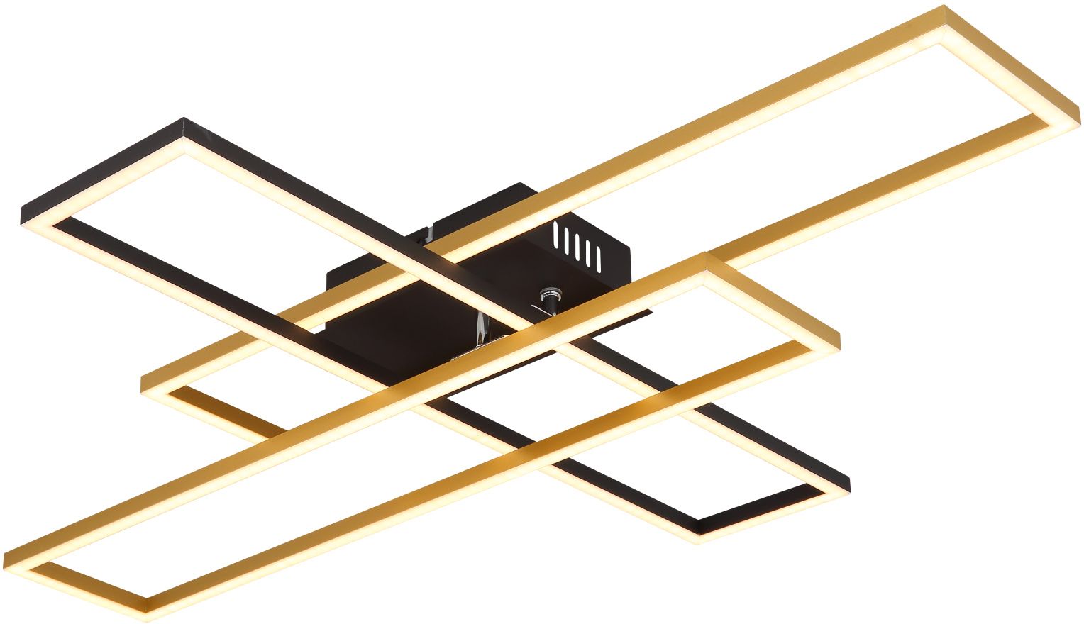 Globo Lighting Dakari lampă de tavan 1x40 W negru-auriu 67208-40G