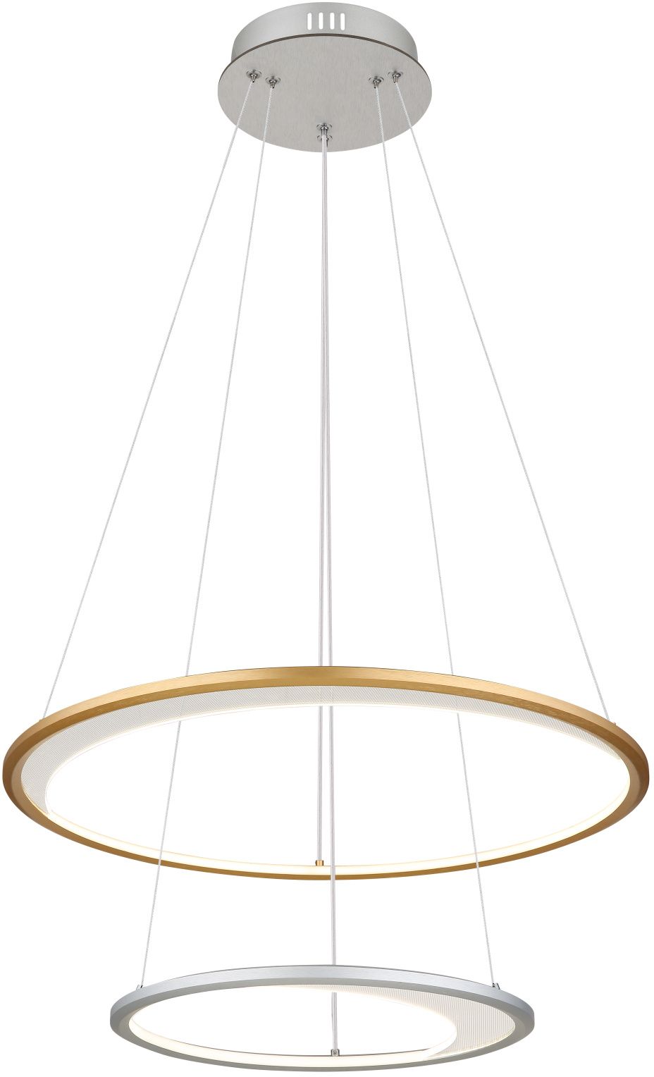 Globo Lighting Umbra lampă suspendată 1x40 W alb-auriu-argint 67333-44H