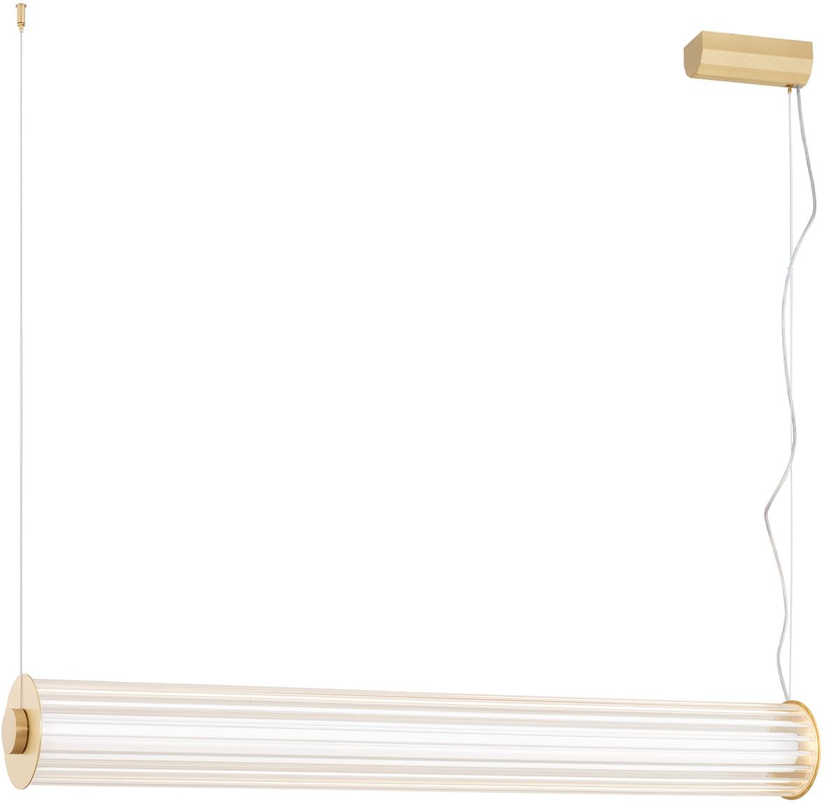 Argon Hampton lampă suspendată 1x90 W alamă-transparent 8624