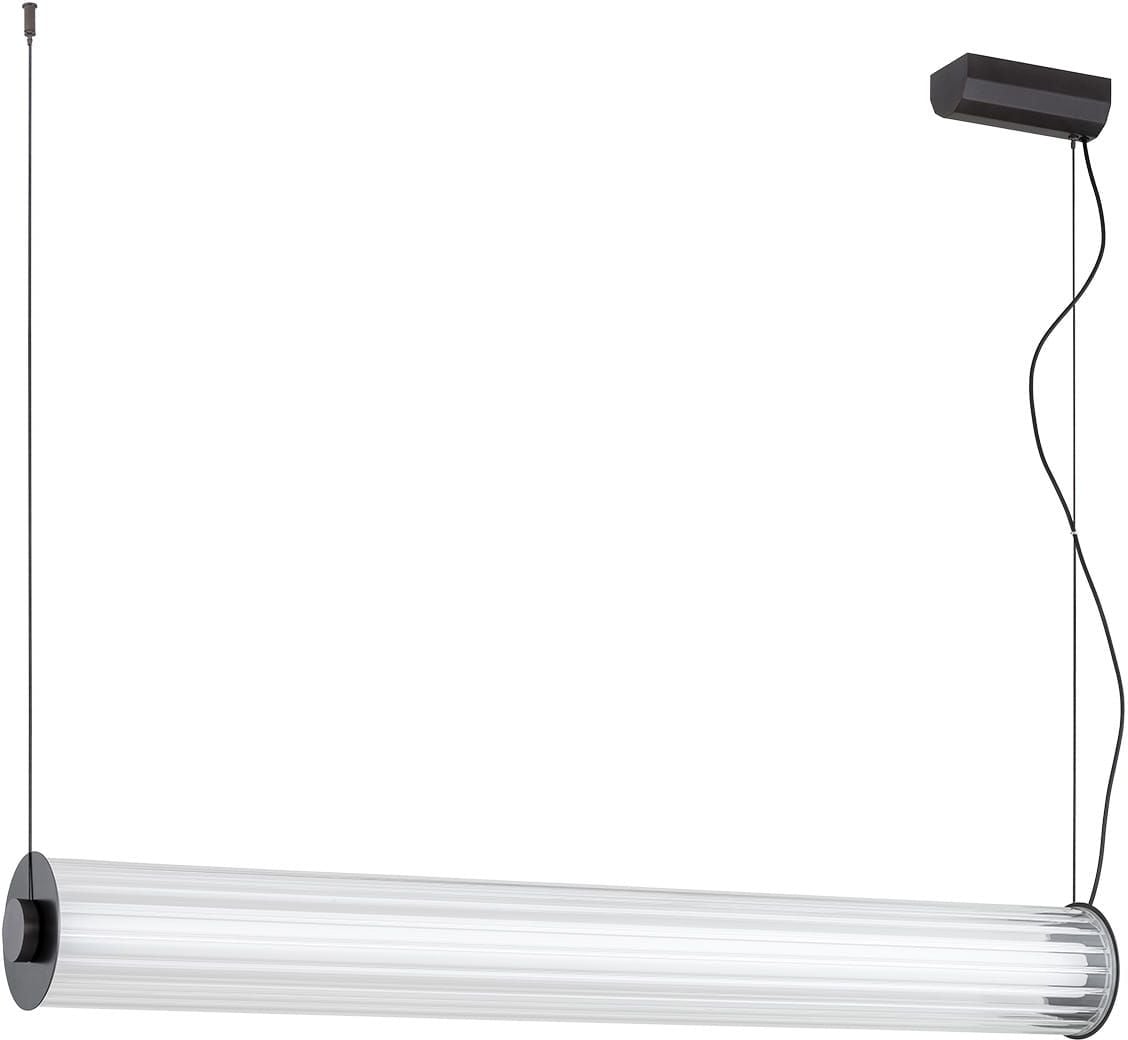 Argon Hampton lampă suspendată 1x90 W transparent-titan 8625