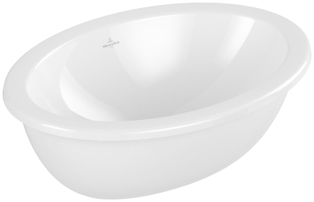 Villeroy & Boch Loop & Friends lavoar 48.5x32.5 cm oval sub blat alb 4A5400R1