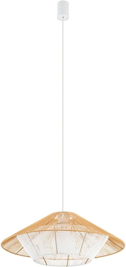 Nowodvorski Lighting Japandi lampă suspendată 1x25 W alb-lemn 11157