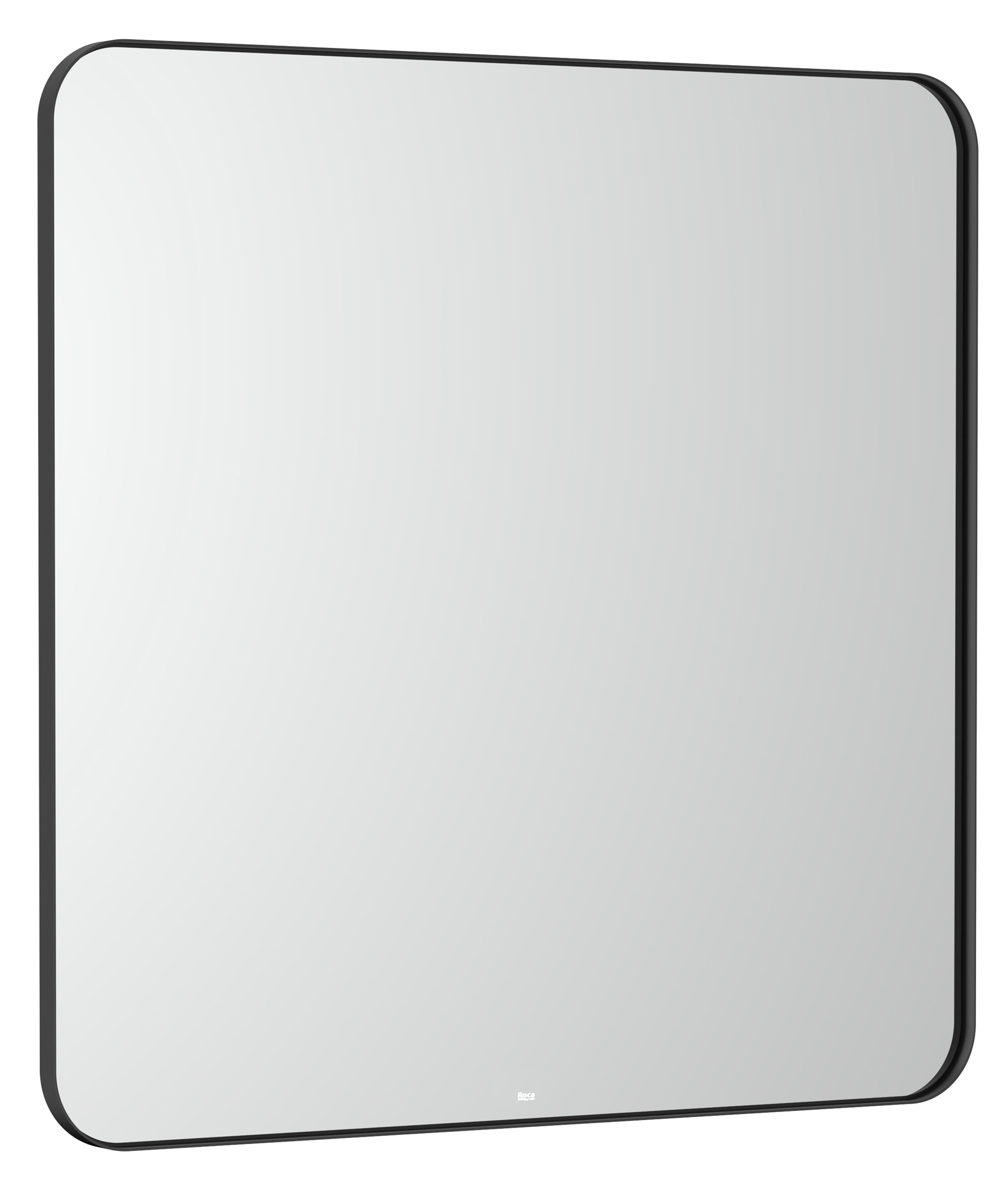 Roca Luna oglindă 80x80 cm pătrat cu iluminare negru A812422000