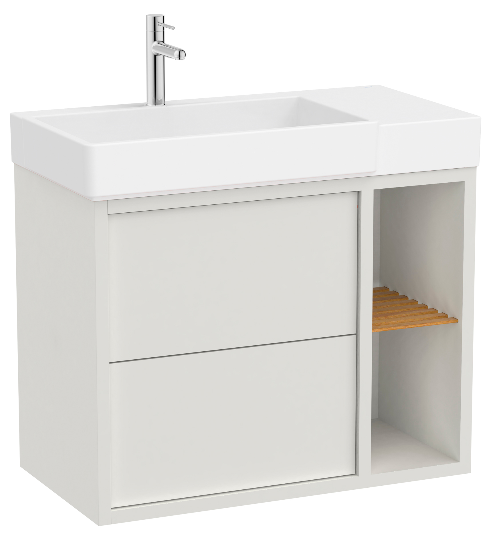Roca Tura lavoar cu dulap 80 cm alb A852028558