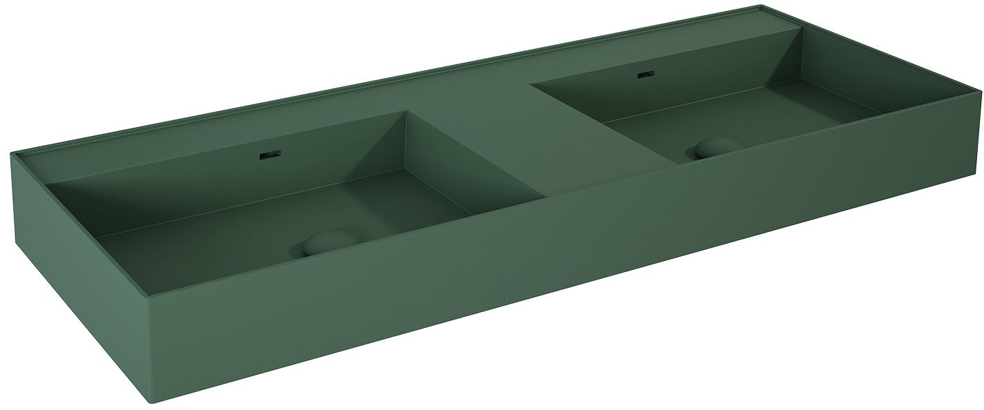 Elita Level lavoar 120.5x45.5 cm dreptunghiular clasică-dublă verde RE041461207010