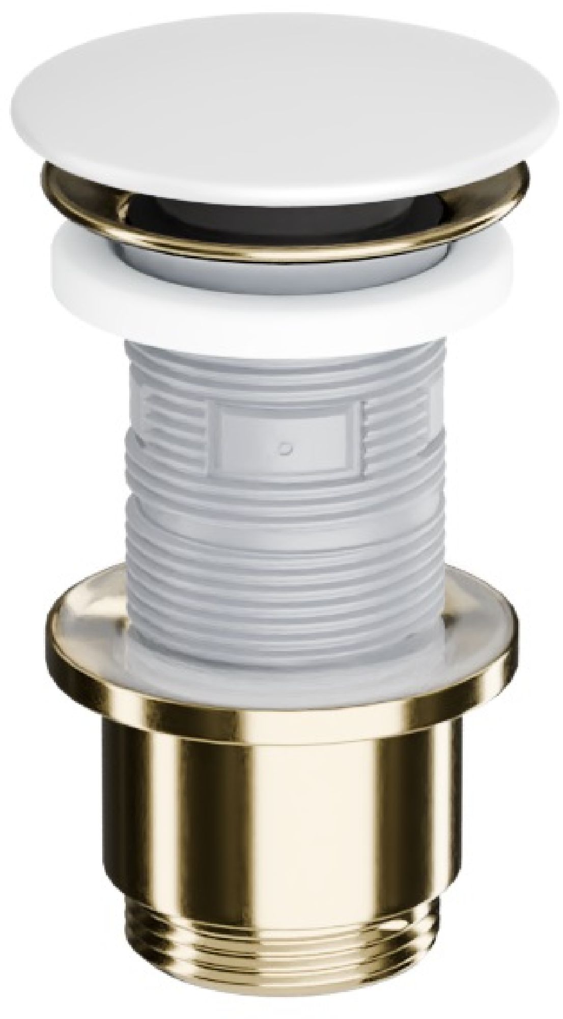 Excellent Design dop pentru lavoar alb-auriu ARIN.1485.K.02.WHGL