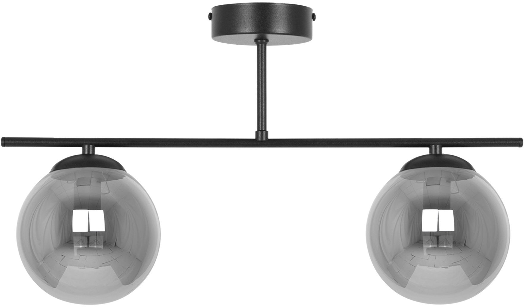 Kaja Gamma lampă de tavan 2x10 W negru-grafit K-5168