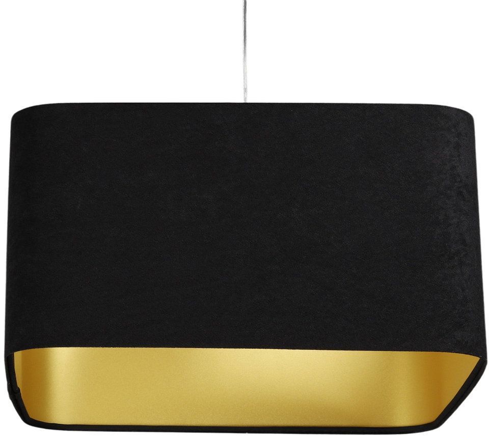 BPS Koncept Kwadro sue lampă suspendată 1x60 W negru-auriu KW-106-40W25