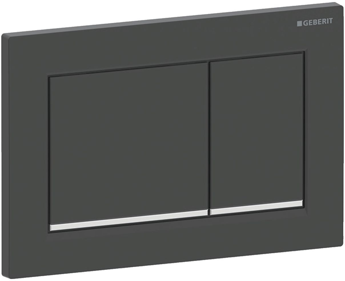 Geberit Omega20 buton de spălare pentru WC negru 115.080.14.1