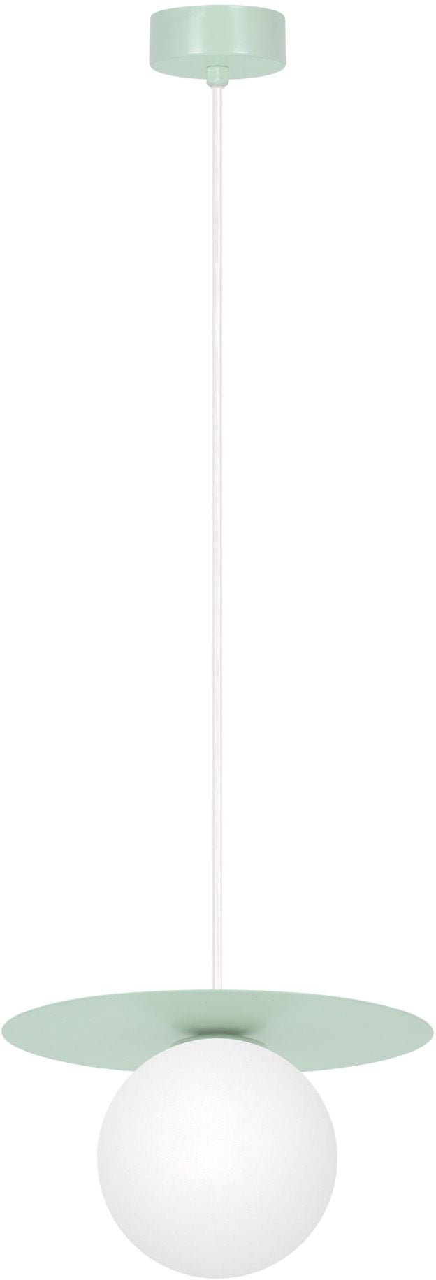 Kaja Robin lampă suspendată 1x60 W alb-mentă K-5450