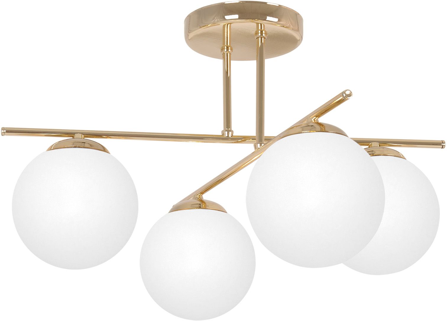 Kaja Rea lampă de tavan 4x10 W alb-auriu K-5423