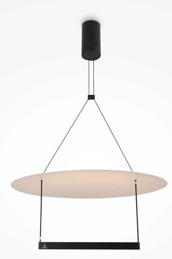 Maytoni Ambience lampă suspendată 1x30 W alb-negru MOD280PL-L30B3K