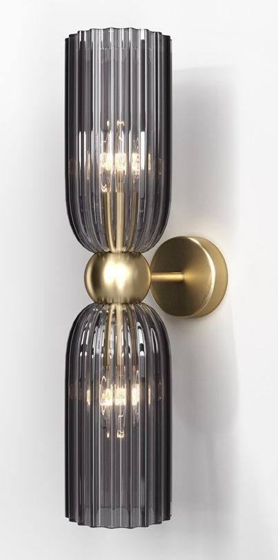 Maytoni Antic lampă de perete 2x40 W gri MOD302WL-02GR