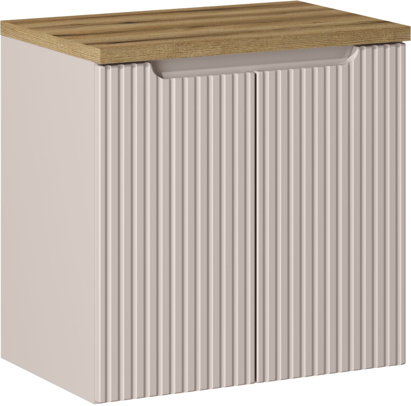 Set dulap Comad Nova Cashmere NOVA CASHMERE 82-60-2D, blat Comad Nova Oak NOVA OAK A 89-60